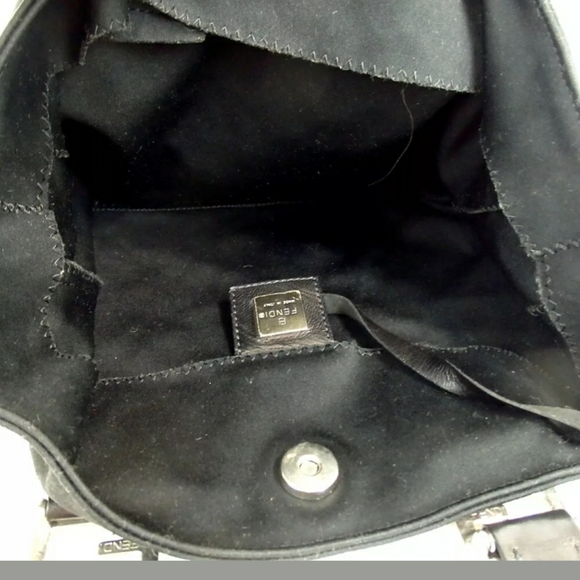 AUTHENTIC FENDI 232126329008 LOGO HARDWARE HANDBAG - Picture 3 of 8